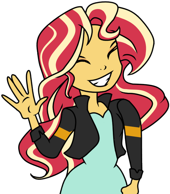 Sunset Shimmer On Twitter - Mlp Eg Storyboard (600x623)
