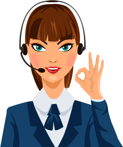 Téléconseiller Customer Telephone Clip Art - Cartoon (500x500)