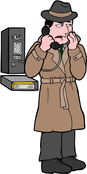 Clipart Images Of Something Secretive - Secretive Clip Art (375x750)