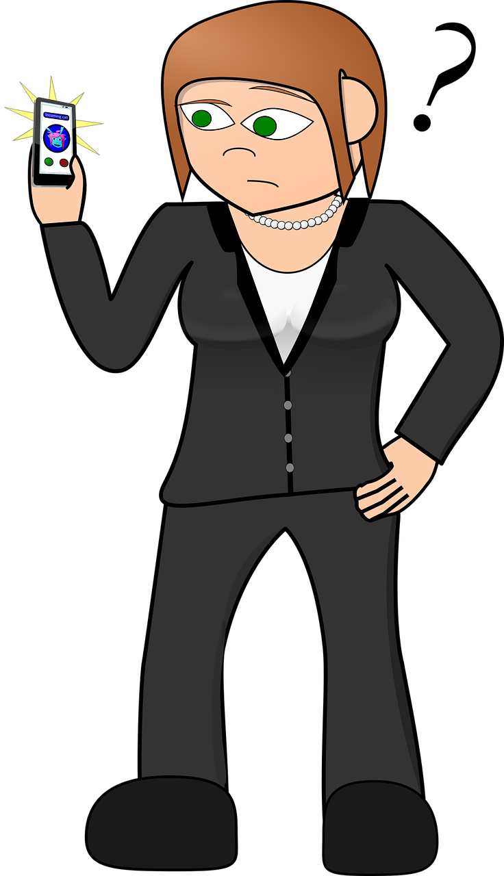 Telephone Consumer Protection Act-protecting Consumers - Cartoons Using Phone Confused (736x1280)