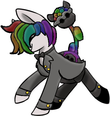 Shellbie 001 'rainbow Rock Candy' Open Sp Lower By - Cartoon (448x385)
