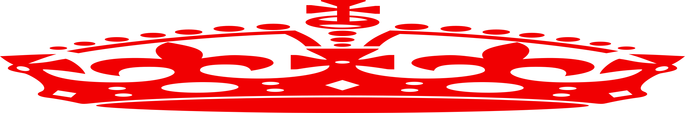 Jubilee Crown Clipart - Keep Calm Crown Red Png (2400x399)