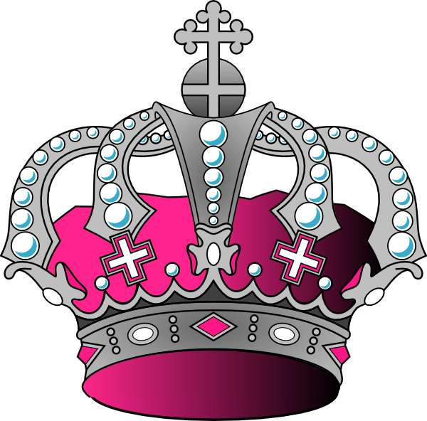 Silver And Pink Crown (600x592)