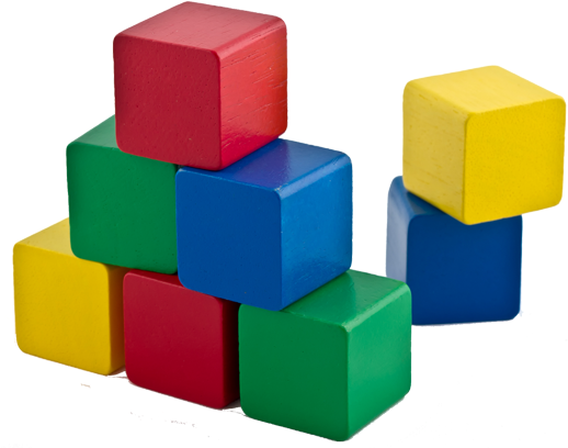 Print Block Inside Tpl - Building Blocks Clipart Transparent (525x407)