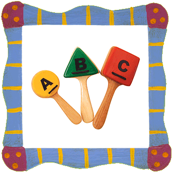 Sounds Like Fun A B C Clappers - Sounds Like Fun Abc Clappers, Red, Green (350x350)