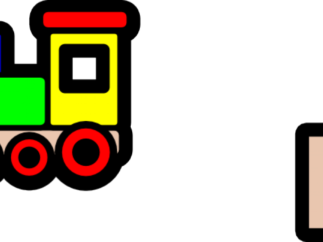 Toy Train Clipart - Toy Train Clip Art (640x480)