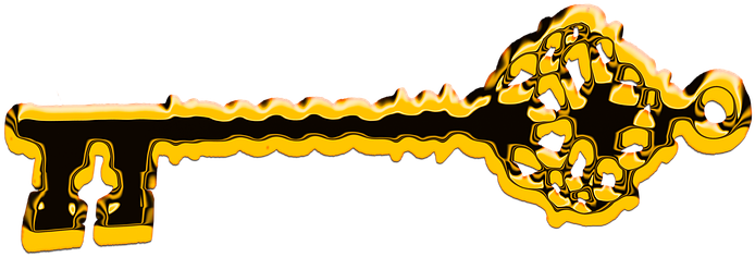Key Png 1, Buy Clip Art - Chave De Ouro Png (960x490)