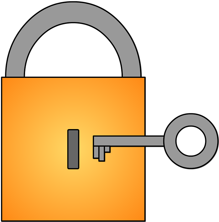 Padlock, Key, Seal - Kilit Anahtar Png (707x720)