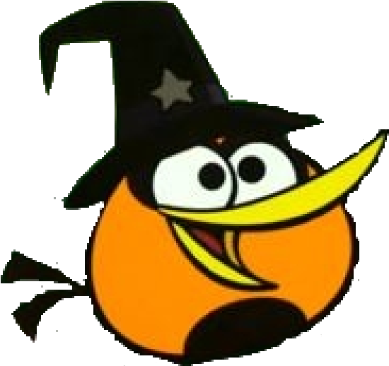 Orange Bird - Png - Angry Birds New Bird (667x581)