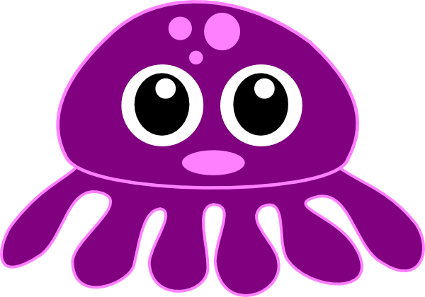 Cute Octopus Png (600x420)