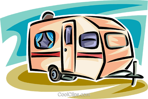 Pin Camping Images Clip Art - Clipart Camping Roulotte (480x322)