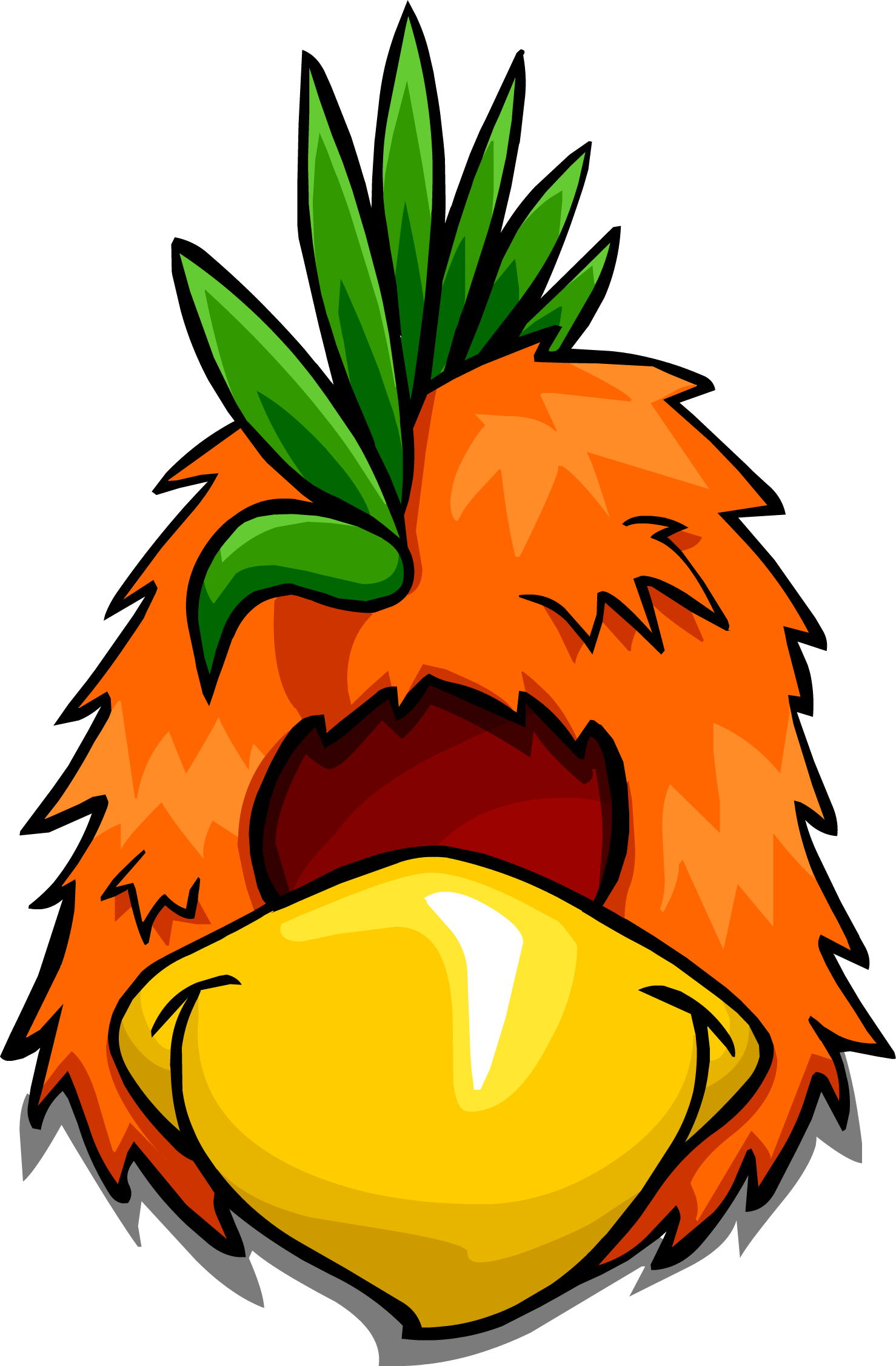 Bird Mascot Head - Club Penguin Bird Head (1478x2252)