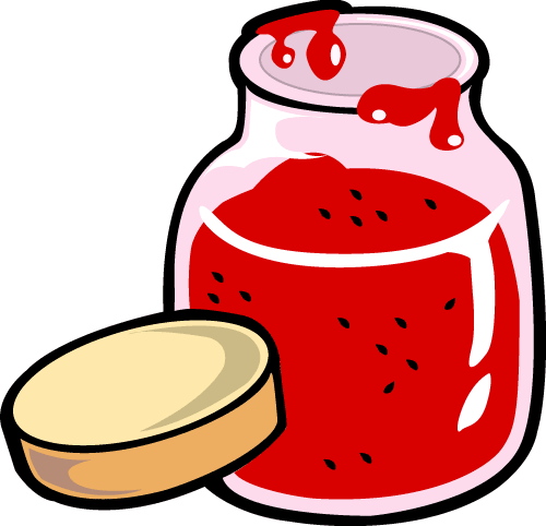 Peanut Butter Jar - Jelly Clipart (500x482)