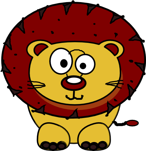 Lion Clker (600x503)