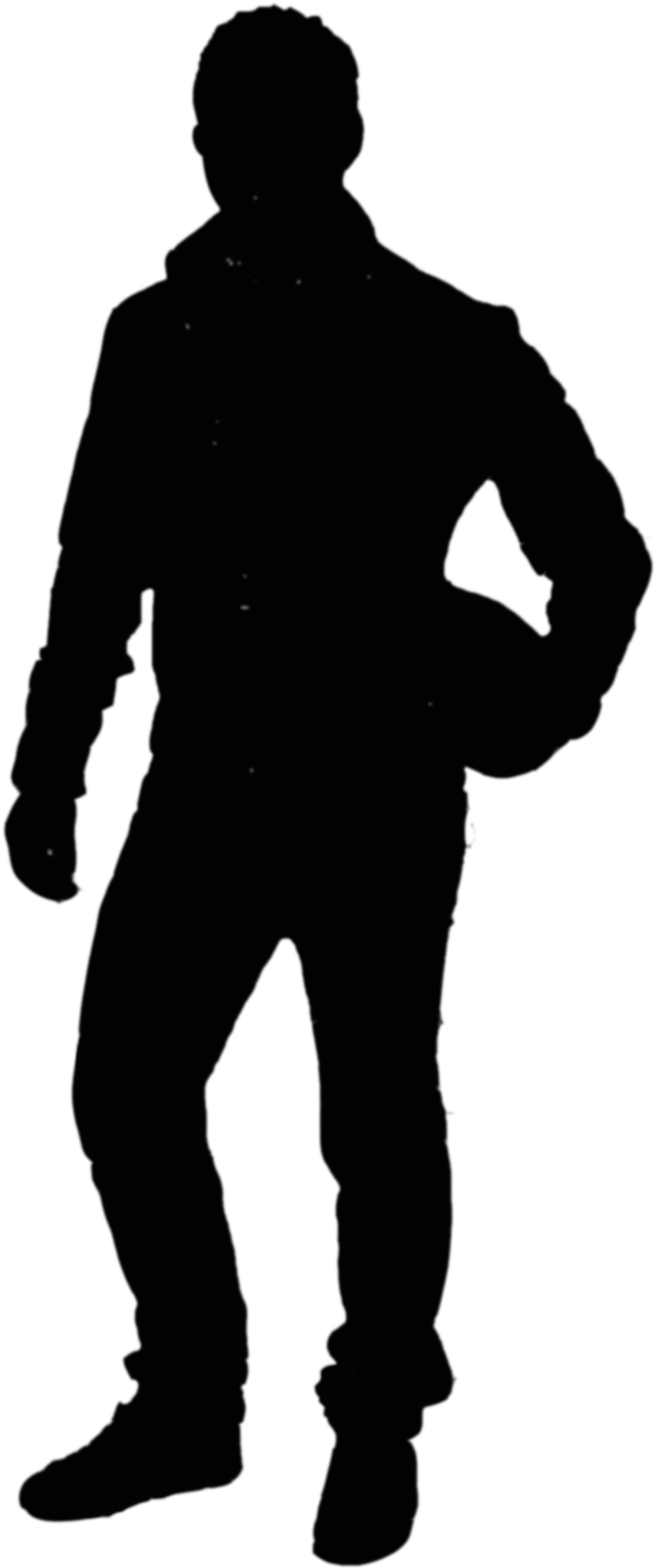 Motorcycle Guy Silhouette Clipart - Silhouette Of Teddy Roosevelt (1500x2100)