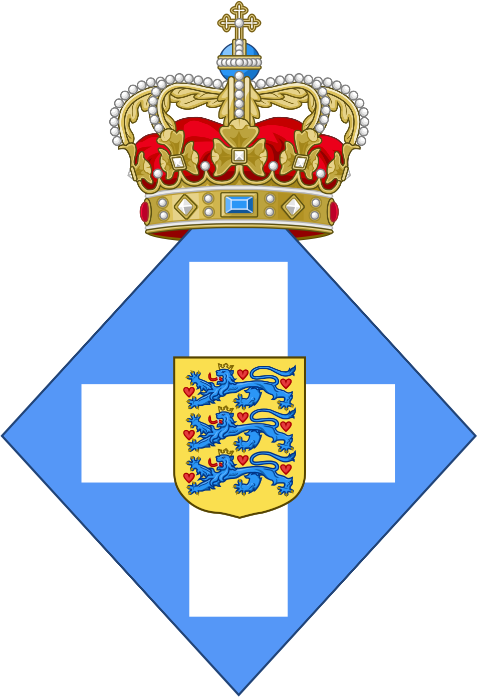 Open - German Royal Monograms H (1000x1420)