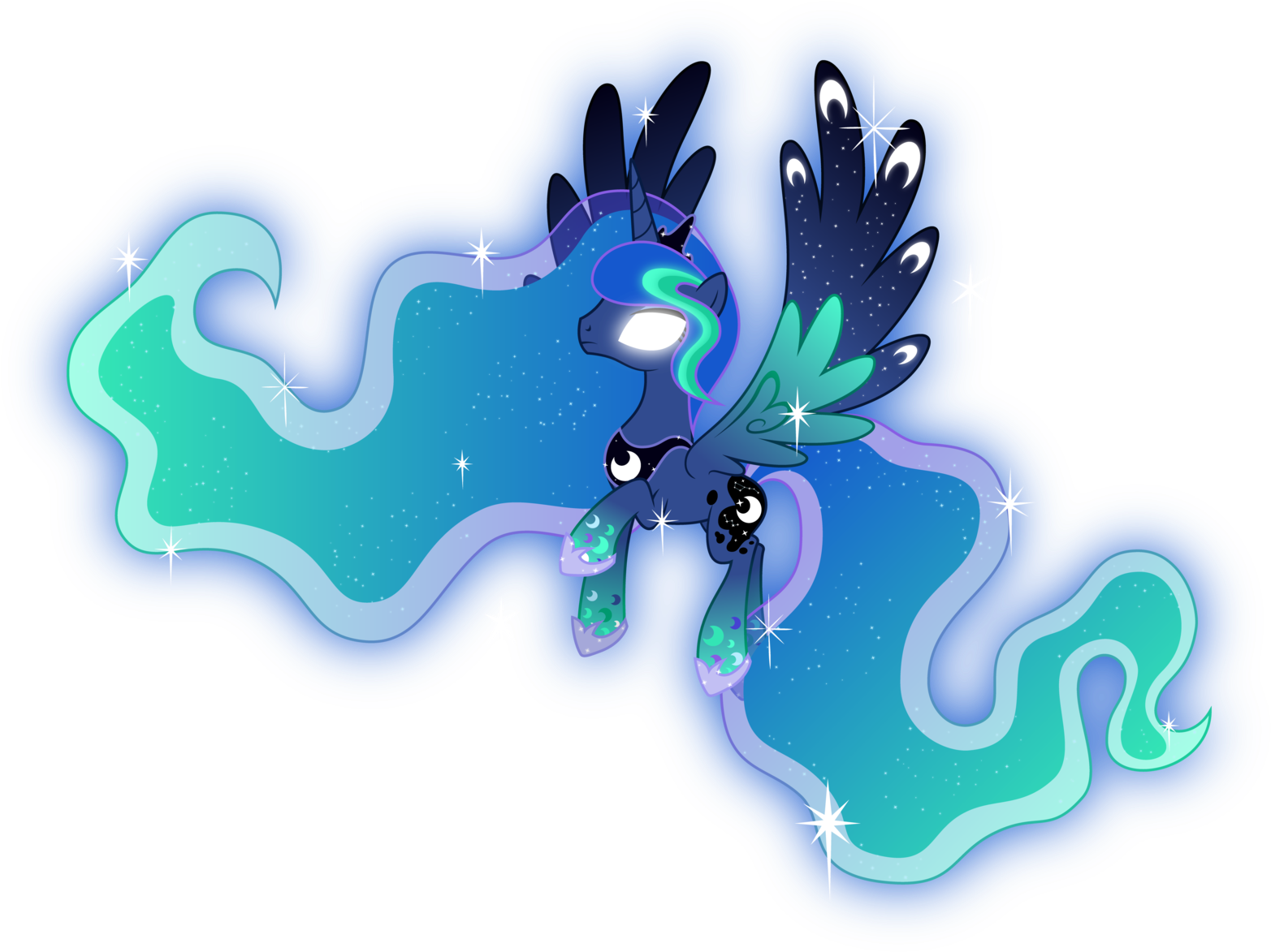 Rainbow Power Princess Luna By Zekrom-9 - Rainbow Power Princess Celestia (1600x1206)