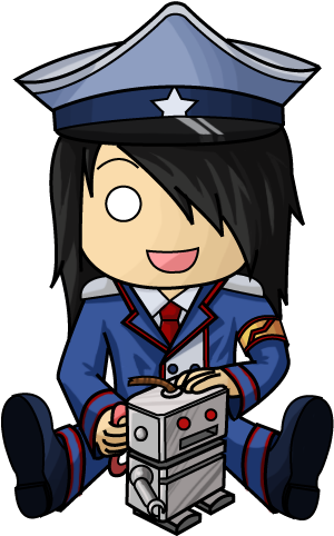 Just A Male Gunner Being A Boss - Cartoon (350x498)