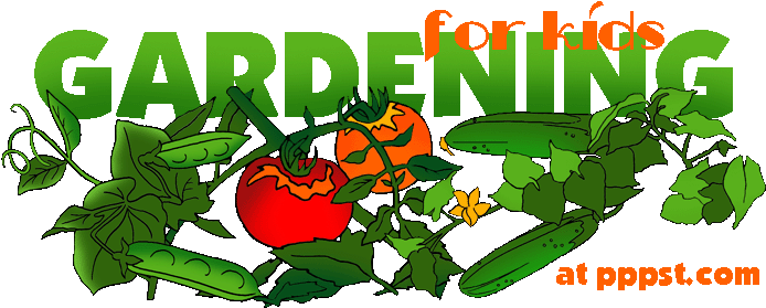 Vegetable Garden Clipart And - Kids Garden Tools Clipart (709x299)