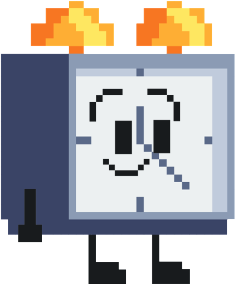 Pixel Battle 1/30 Alarm Clock By Onionoffical - Pixel Battle 1/30 Alarm Clock By Onionoffical (849x941)