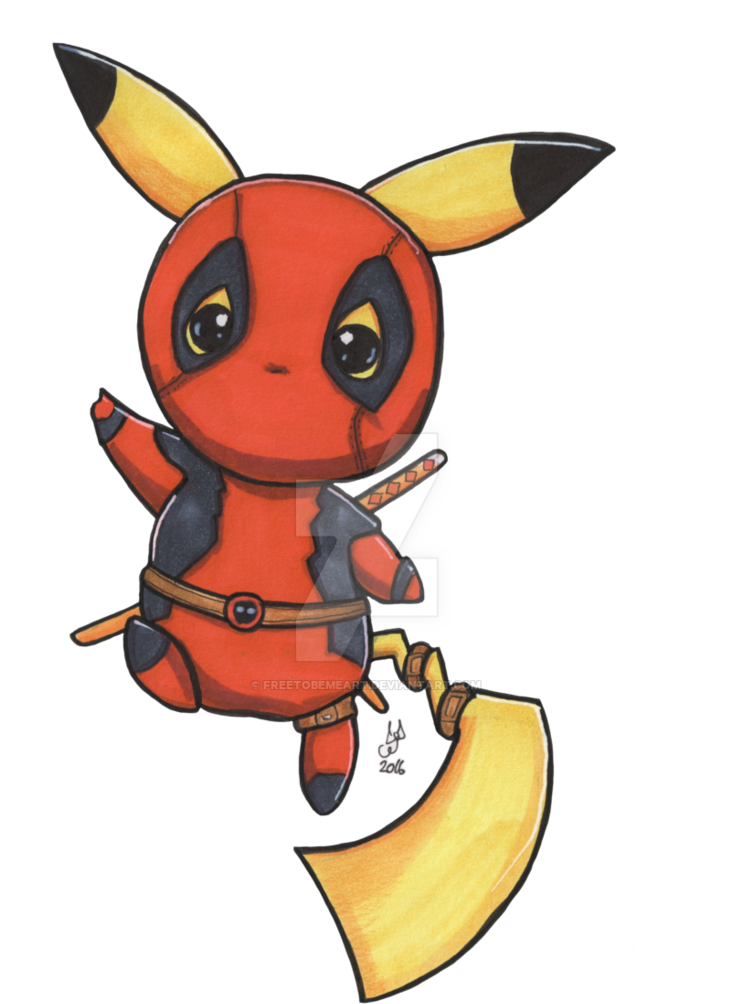 Pikapool By Freetobemeart - Art (731x1094)