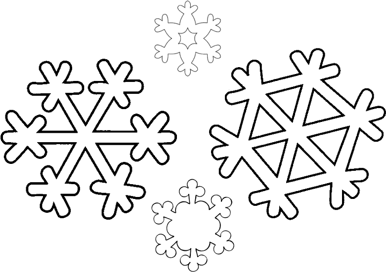 Pin Frozen Snowflake Clipart - Frozen Snowflakes Coloring Pages (780x600)