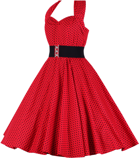Red Women Dress Clothes Clipart Transparent Png Images - Ladies Dress Png (500x571)