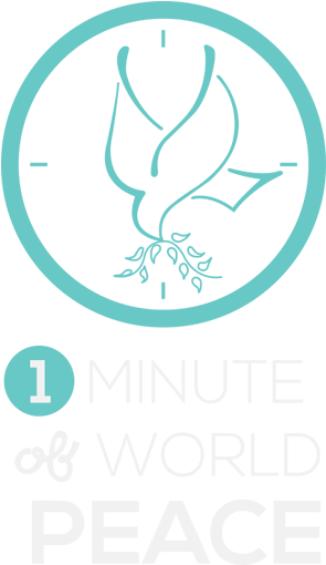 One Minute Of World Peace - Home Logo Design (332x560)