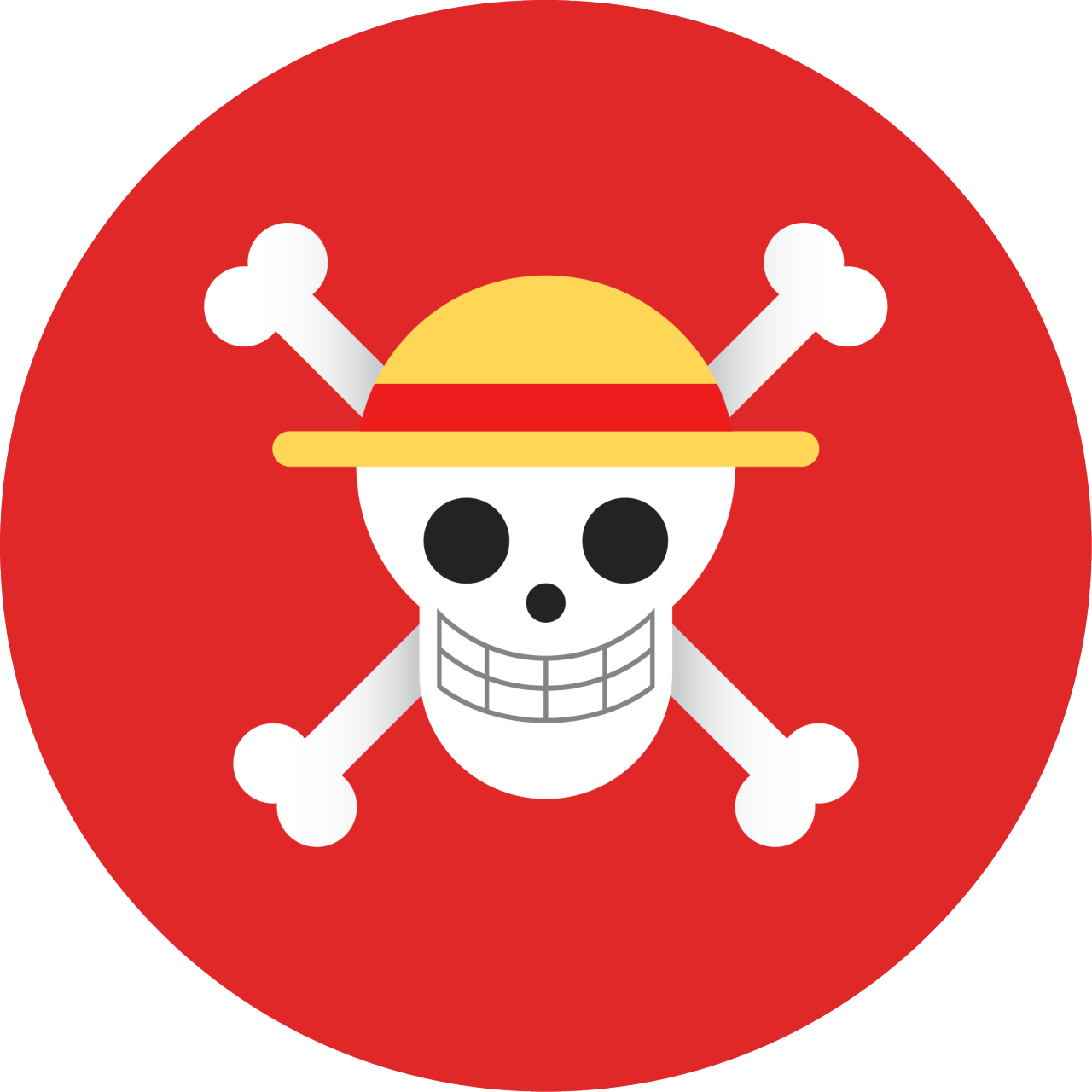 Luffy's Jolly Roger - One Piece Jolly Roger (1280x1280)
