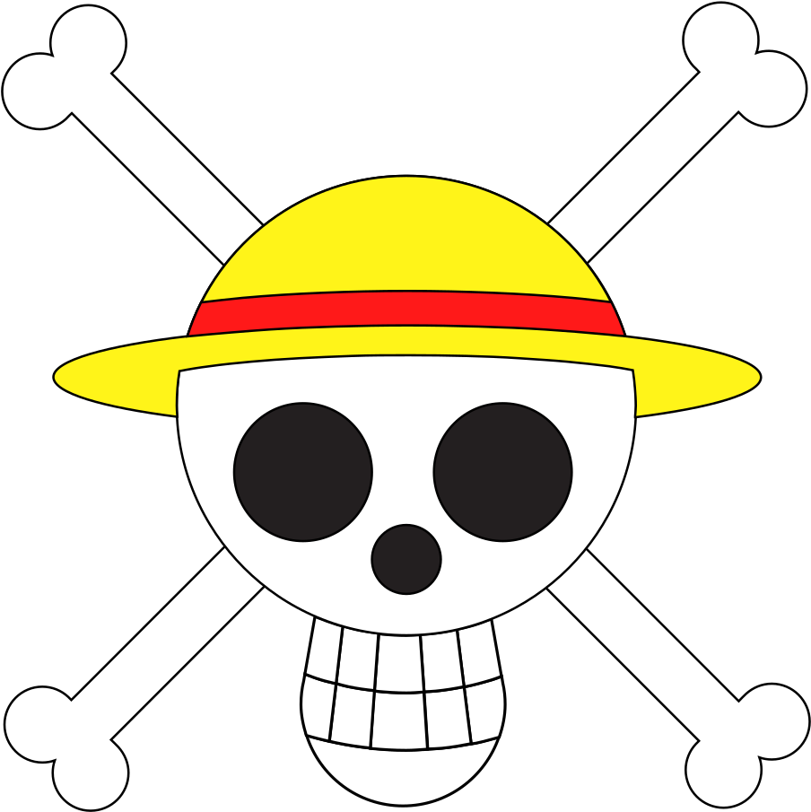 Strawhat Crew Jolly Roger - Strawhat Jolly Roger Png (1024x1024)