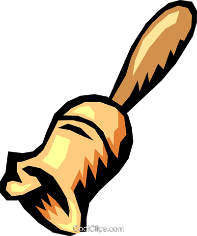 School Bells Royalty Free Vector Clip Art Illustration - School Bells Royalty Free Vector Clip Art Illustration (401x480)