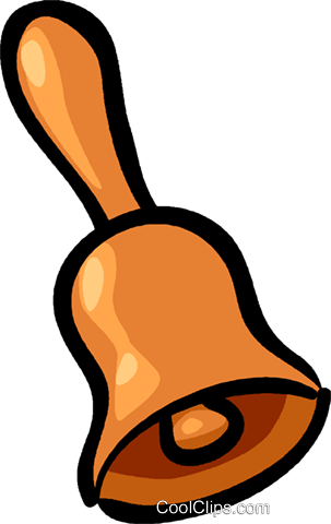 School Bells Royalty Free Vector Clip Art Illustration - School Bells Royalty Free Vector Clip Art Illustration (303x480)