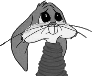 Pin By Lydia Quintanilla On Looney Tunes - Bugs Bunny Crying Gif (500x281)