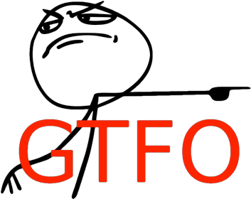 This Morning The Girl That Ruined My Life, Got My Gf - Get Out Rage Face (400x313)