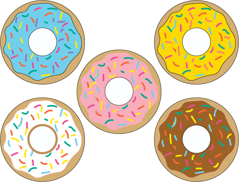 Free Donut Printables From Mandy's Party Printables - Free Printable Donut Banner (775x593)