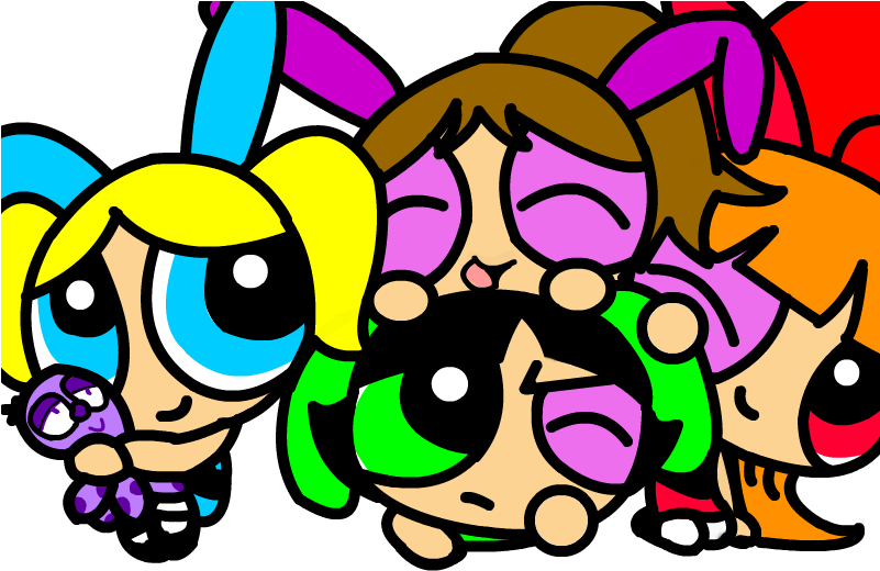 Happy Easter 2013 By Nabby1999 - The Powerpuff Girls (800x600)