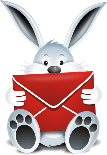 Bunny Mail One Thing We Always Included In All Of Our - Easter Mail (512x512)