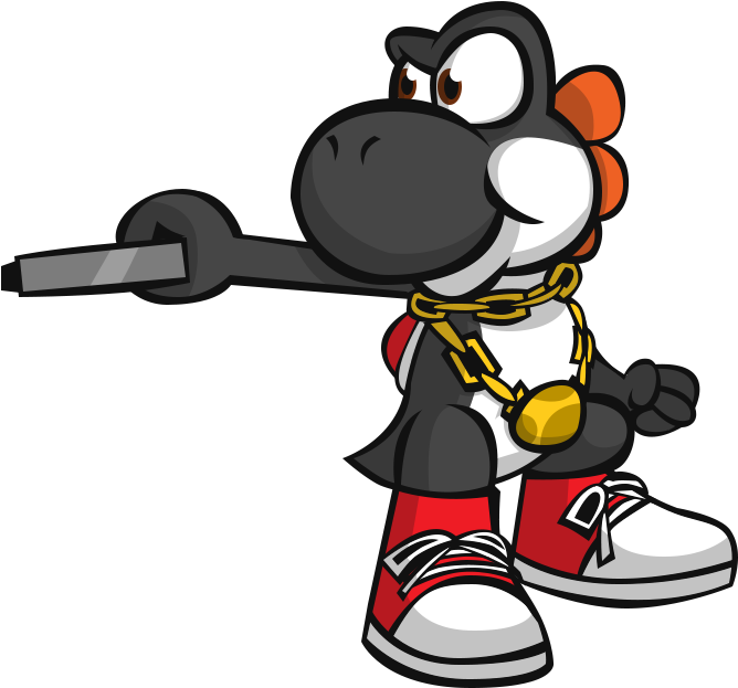Black Yoshi By Ekarasz - Sml Black Yoshi (713x666)