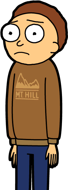 Mountain Sweater Morty - Pocket Mortys Regular Morty (300x650)