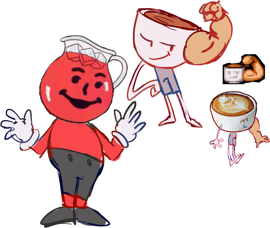 Cuphead Ocs By Theultimatenootnoot - Kool Aid Man Oh Yeah (942x848)