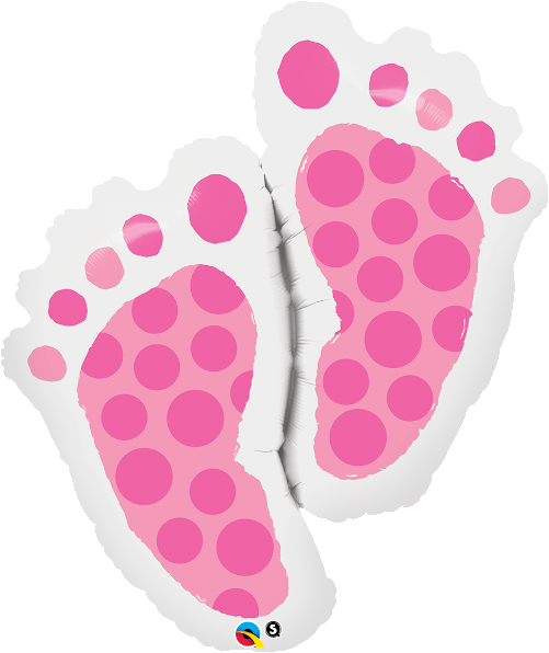 Transparent Pink Baby Feet (840x1000)