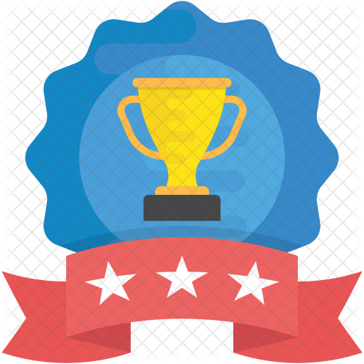 Winner Banner Icon - Badge Reward Icon (512x512)