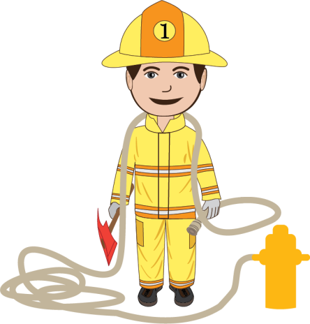 Explains The Concepts, And Describes What Needs To - Firefighter Uniform Vector (444x464)