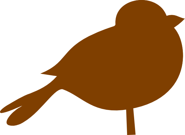 Brown Bird Clipart (600x437)