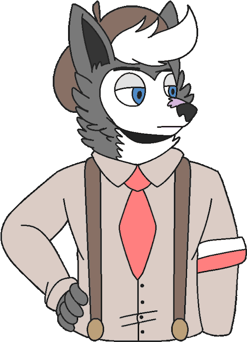 Animated Pixel Commission For @wolf Van Hugan - Cartoon (500x727)