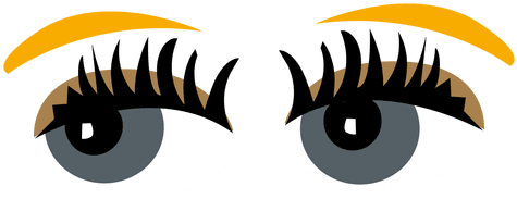 Funny Cartoon Eyes - Logo Free Funny (512x512)