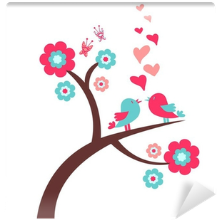 Kuşlar Oldukça Romantik Kart Duvar Resmi • Pixers® - Bird (400x400)