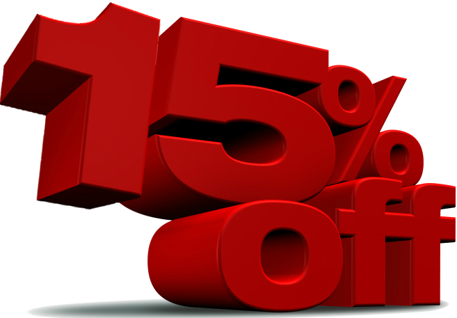 15% Student, Senior And Military - 15% Off Sale (657x457)