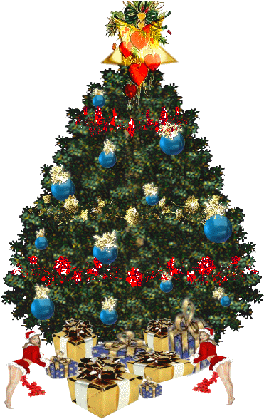 Christmas Tree Clipart Christmastree - Christmas Tree Gif Png (400x600)