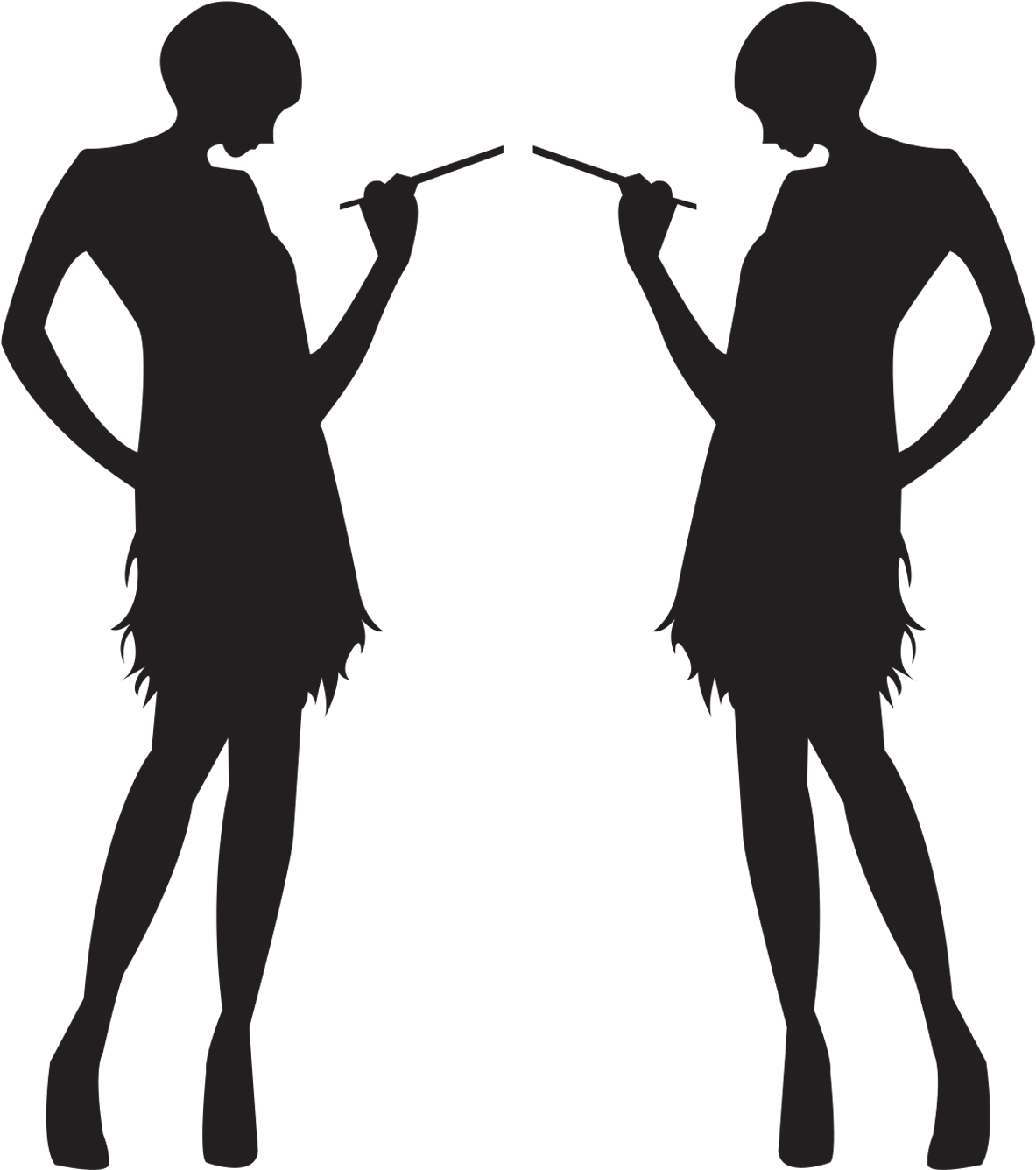 1920s Silhouette Clipart - 1920s Clipart Transparent (1186x1800)